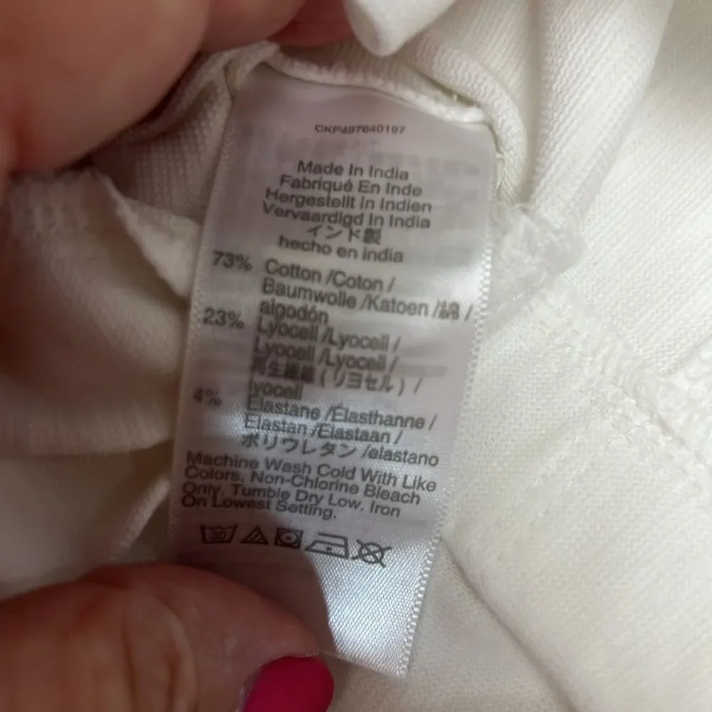 Madewell NU850 White Relaxed Henley Long-Sleeve Tee size small NWT